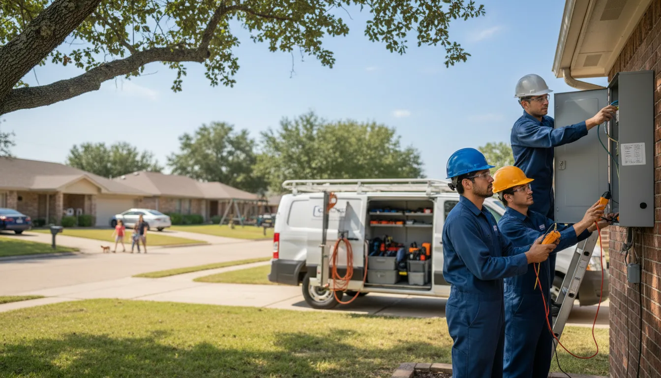 Certified electrician providing emergency electrical services in Bolckow, MO